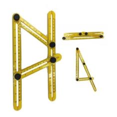 Regua medidora esquadro multi angulo - medir corte pisos titanium 5213