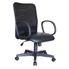 Cadeira para Escritório Encosto em Tela Mesh Peruggia Preto - Design O