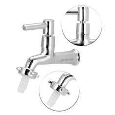 Torneira Para Tanque Jardim Com Bico Alavanca Metal 1/4V Luxo - Lhd Me