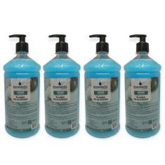Kit 4 Sabonete Líquido Perfumado 1 Litro Grande Hidratante PH Antialér