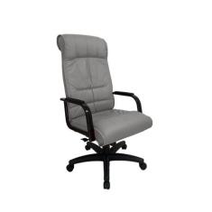 Cadeira Presidente para Escritório Linha Itália Cinza - Design Office 