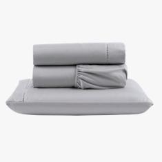 Jogo Lençol Peletizado 400 Fios Solteiro 3 Peças Casa Hotel - Casa Sho