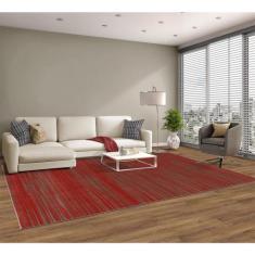 Tapete para Sala School Risca Vermelho 2,00x2,90 São Carlos - Tapetes 