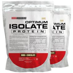Kit 2x Whey Protein Optimum Isolate Morango 900g - Bodybuilders