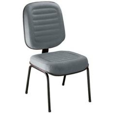 Cadeira Para Escritório Diretor Gomada Linha Blenda Cinza