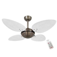 Ventilador Volare Off P Palmae Branco 110V E Controle Remoto