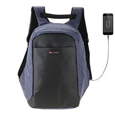 Tonin, 7819590114, Mochila Antifurto com Usb Para Notebook Mochila Para Faculdade Preto e, Azul
