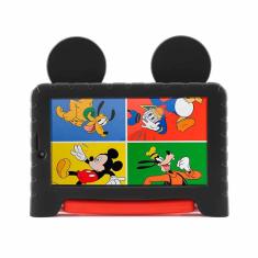 Tablet Multilaser Mickey Mouse Plus 16GB Tela 7" Câmera 2MP NB314 Preto
