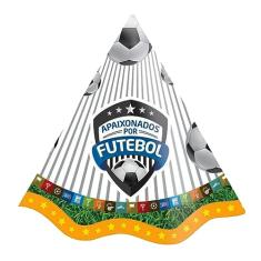 Chapéu Apaixonados por Futebol, Festcolor 103998, Azul/Branco, Festcolor, 103998, Azul/Branco