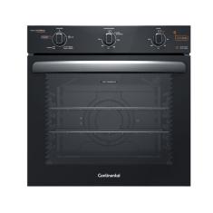 Forno de Embutir Elétrico Continental OC8EM 80L com Grill Timer e Toplimpafácil Preto