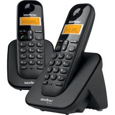 Telefone sem fio intelbras icon TS3112 preto c/ ident. de chamada + ramal