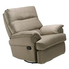 Poltrona Reclinável, Giratória e de Balanço Herval, Cinza