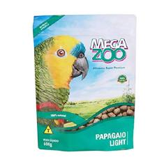 Megazoo Ração Megazoo Extrusada Papagaio Light 600G