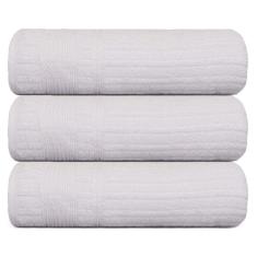 Jogo de Toalha de Banho Sonata 3 Peças Fio Penteado Appel Branca