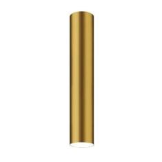 Plafon Viena Tubo 45cm Conti Iluminação Dourado