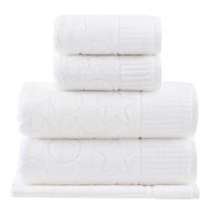 Jogo Toalhas Banho Buddemeyer 5p Zodiaco Branco 1011