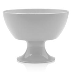 Taça Para Sobremesa Luna 300ml Pote Prato De Sobremesa Branco - Ou