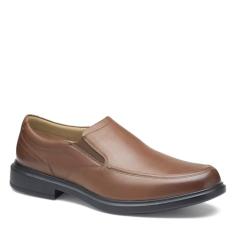 Johnston & Murphy Stanton 2.0 Moc Venetian Tênis masculino – Mocassins de couro para homens, mocassins casuais masculinos, Bronzeado, 41
