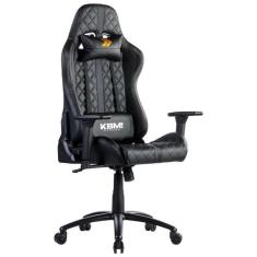 Cadeira Gamer Kbm! Gaming Hailstorm Cg450, Preta, Com Almofadas, Recli