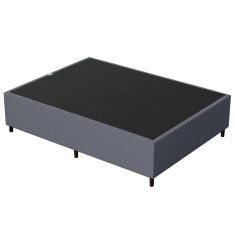 Base Para Cama Box Casal 138x188cm Hit I02 Suede Cinza - Mpozenato