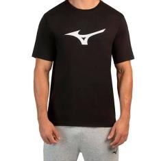 Camiseta Mizuno Basic Masculina Preto