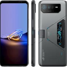 Smartphone Asus Rog Phone 6D Ultimate, 512GB, 16GB RAM, Mediatek Dimensity 9000+, Câmera Tripla 50MP, Tela 6.78 Amoled, Cinza