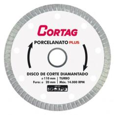 Disco Diamantado Turbo Porcelan Plus 110 Mm 1,4 Cortag