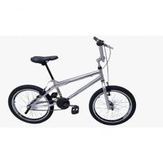 Bicicleta Aro 20 Dnz Cromada Pneu Preto