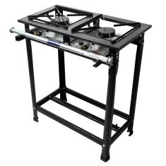 Fogão Industrial 2 Bocas 30x30cm Alta Pressão P5 JCN