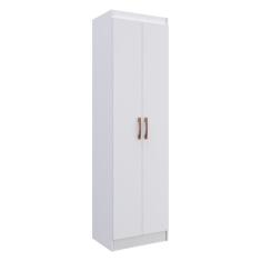 Guarda-roupas Solteiro 2 Portas Multimóveis Cr35217 Branco Branco