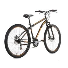 Bicicleta Houston Netuno Freios a Disco Preta-Laranja Aro 29 21V NTD294R