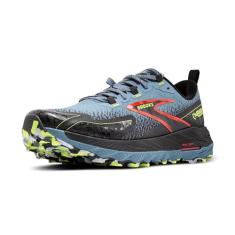 Brooks Tênis de corrida masculino Cascadia 18 Mountain Trail, Citadel/Ebony/Lime, 45