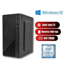 Computador cpu pc Intel Core I3 4gb Ssd 120gb - OUZZE