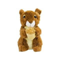 Esquilo Marrom Noz Fofo 18cm - Pelúcia - Foffy
