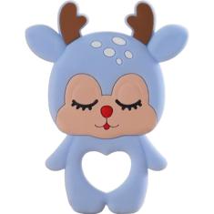 Mordedor Rena para Bebê de Silicone 8,89x6,69x0,75cm