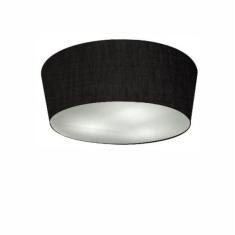 Plafon Cone Vivare Md-3003 Cúpula Em Tecido 12/40x35cm - Bivo