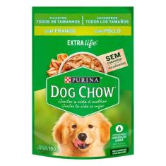 Ração Úmida para Cachorro Dog Chow Filhote Extra Life Sabor Frango em 