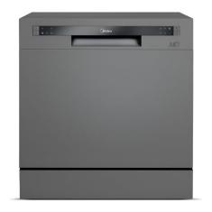 Lava Loucas 8 Servicos 220v Midea Dwa08s2 Cinza