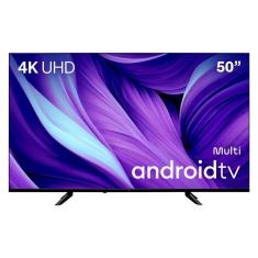 TV TL067M 4K 50 Polegadas Smart Multilaser Preto Bivolt