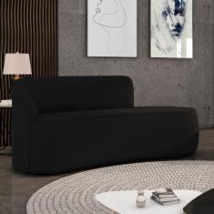 Sofá Namoradeira 2 Lugares Orgânico 140 cm Morgan Suede D03 - D Rossi,