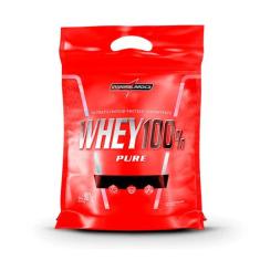 Whey 100%  Pure Integralmedica 907G -Refil- Morango