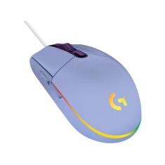 Mouse Gamer Logitech G Óptico 8000Dpi 6 Botões - G203 Lightsync Lilás