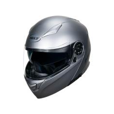 Capacete Helt Hippo Glass Cinza Titanium