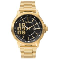 Relógio Masculino Condor Co2115kxt/4D Luxo Dourado