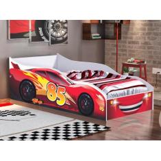 Cama Infantil Carro Mcqueen Vermelho