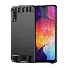 Capas para Samsung Galaxy A50S.Caso básico,Botão de pressão flexível / 360 ° Proteção completa,Anti-fingerpirnts