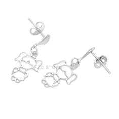 colar corrente feminino infantil banhado a prata não escurece menino f