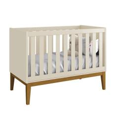 Berço Mini Cama Classic com Pés Amadeirado - Reller Móveis