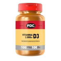 FDC Vitamina D3 2.000UI - 100 cápsulas