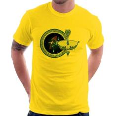 Camiseta Signo Sagitário Astrologia - Foca na Moda, Amarelo, M